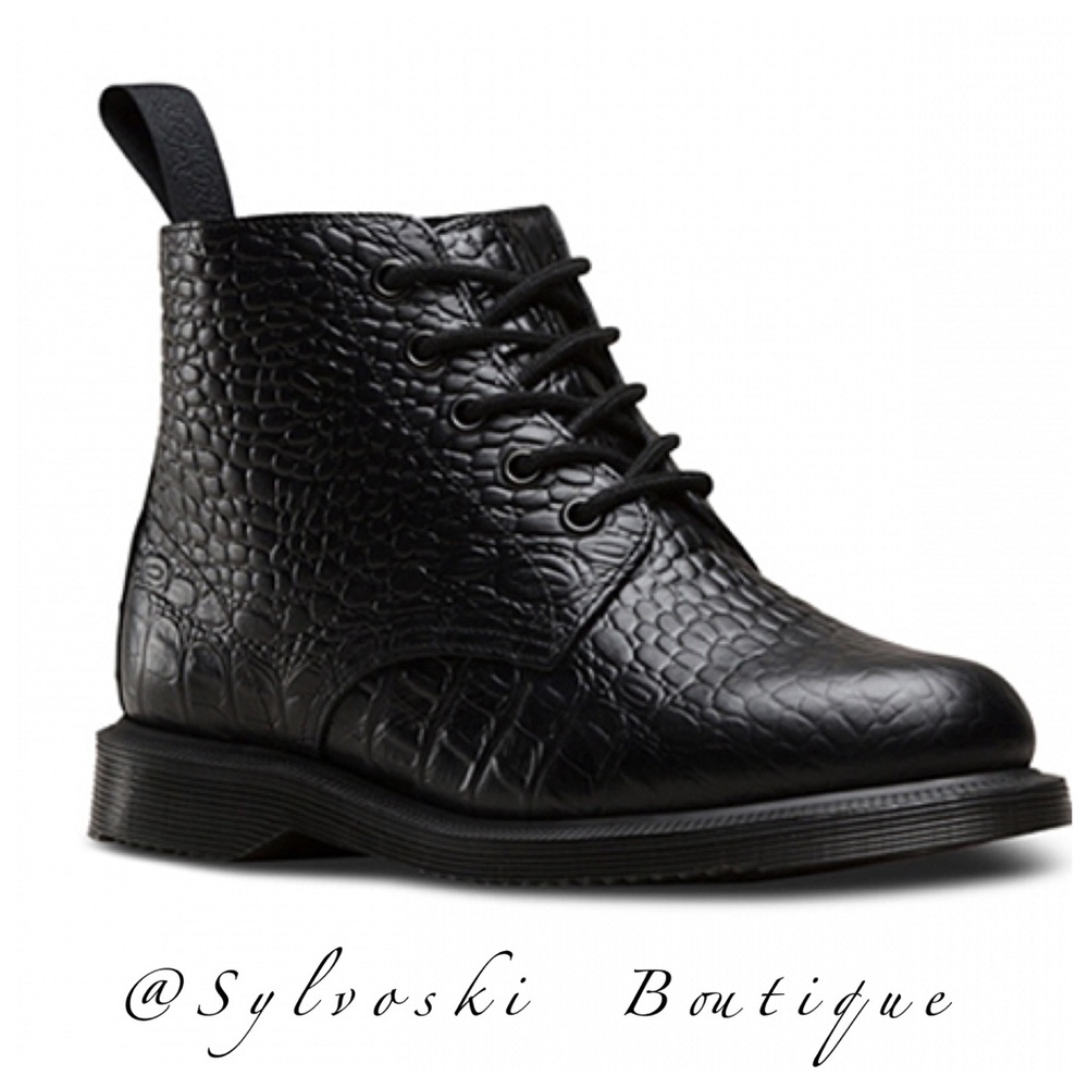 🔥Dr. Marten Emmeline Croco NWT - Picture 1 of 15
